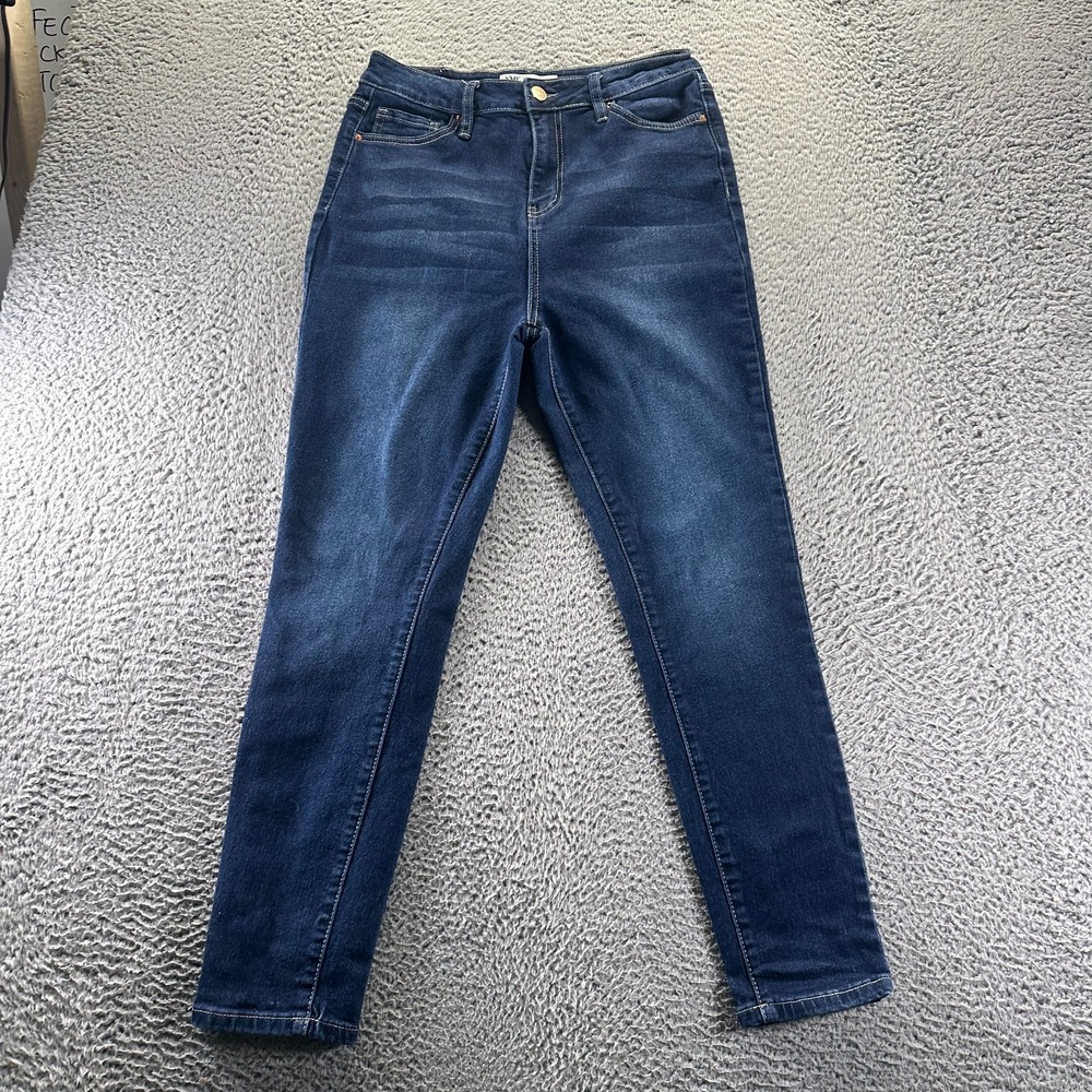 YMI Dream Jeans Women 13 Blue Cotton Denim Skinny Stretch High-Rise‎ Workwear